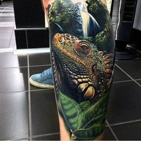 tatuaje lagarto para hombre 48