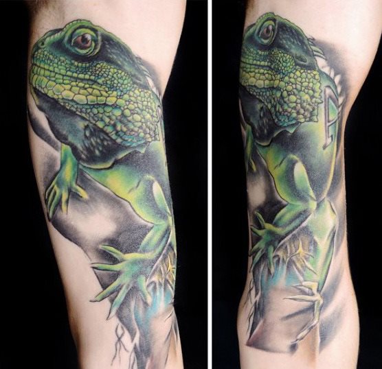 tatuaje lagarto para hombre 72
