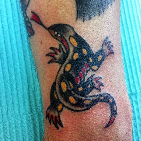 tatuaje lagarto para hombre 77