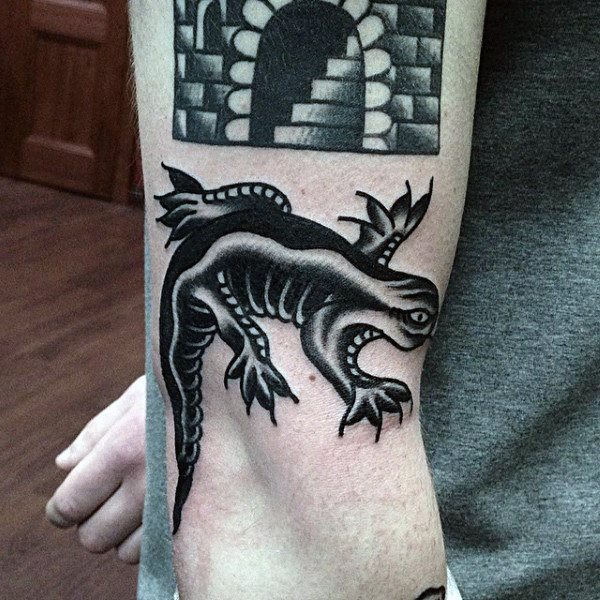 tatuaje lagarto para hombre 78