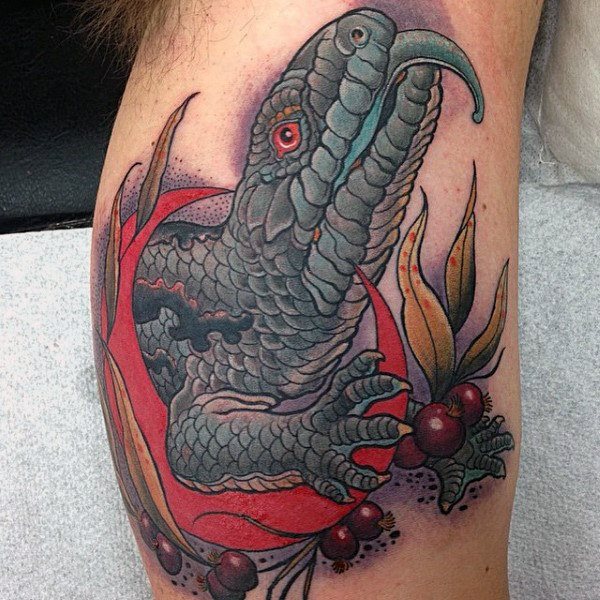 tatuaje lagarto para hombre 79