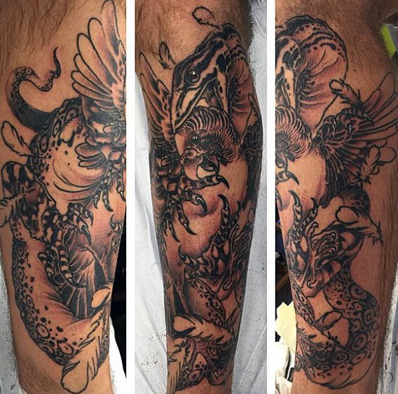 tatuaje lagarto para hombre 95