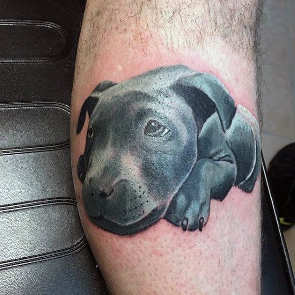 tatuaje perro para hombre 04