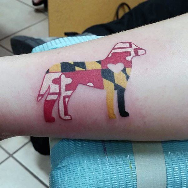 tatuaje perro para hombre 07