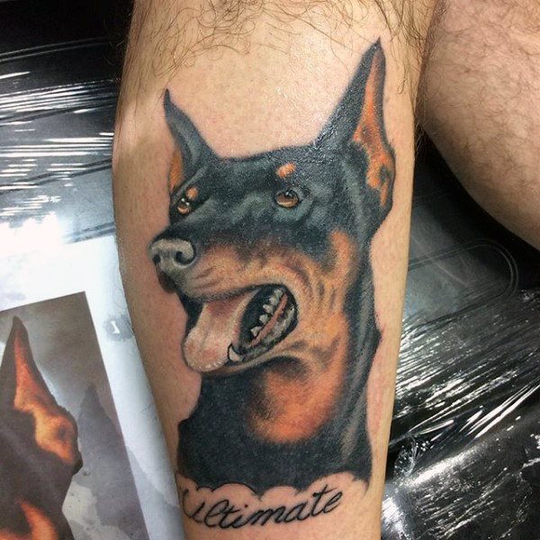 tatuaje perro para hombre 10