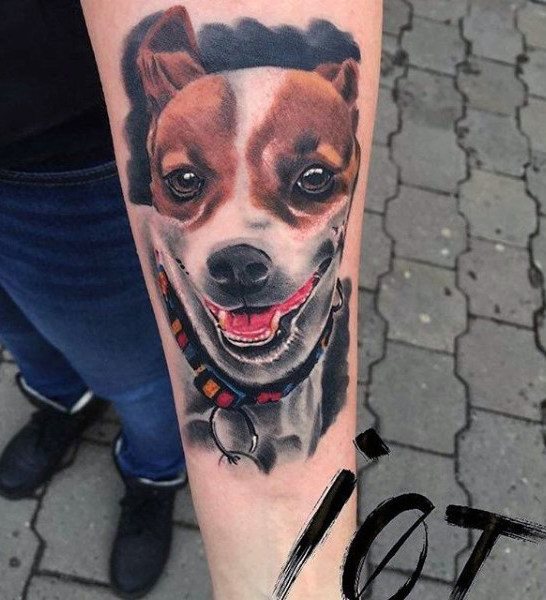 tatuaje perro para hombre 101