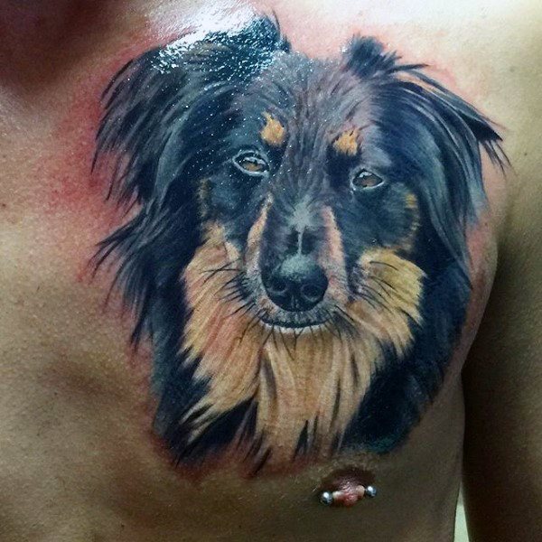tatuaje perro para hombre 105