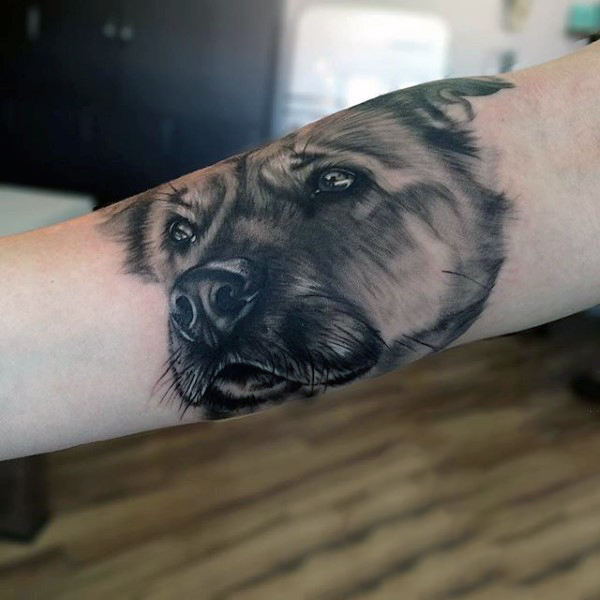 tatuaje perro para hombre 15