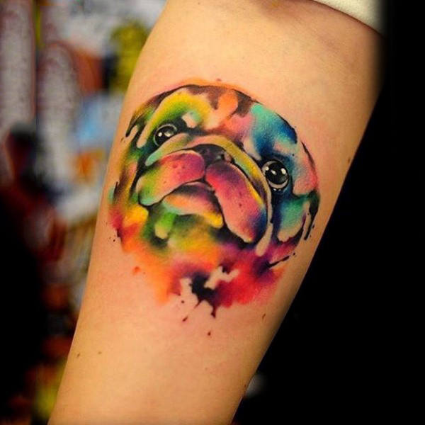 tatuaje perro para hombre 18