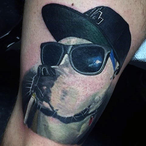 tatuaje perro para hombre 24