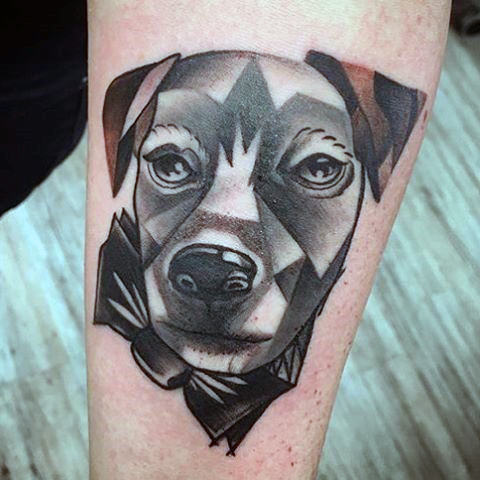 tatuaje perro para hombre 41