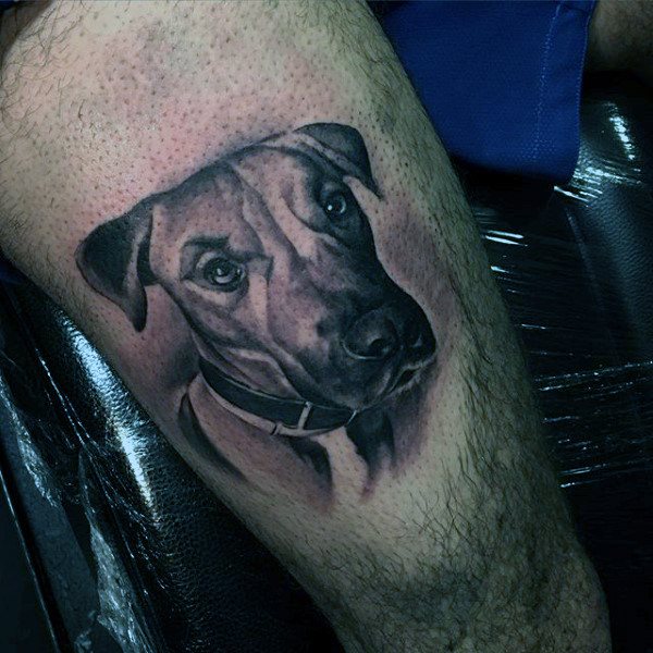 tatuaje perro para hombre 43