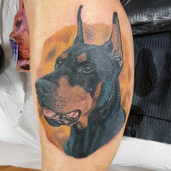 tatuaje perro para hombre 55