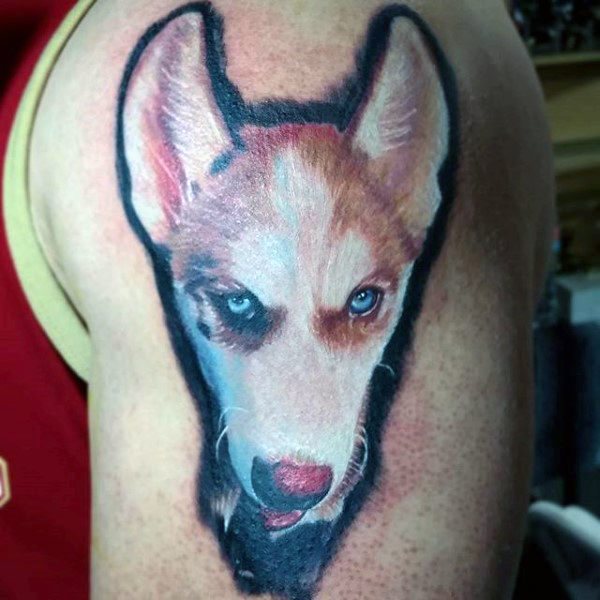 tatuaje perro para hombre 57