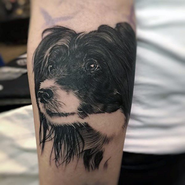 tatuaje perro para hombre 65