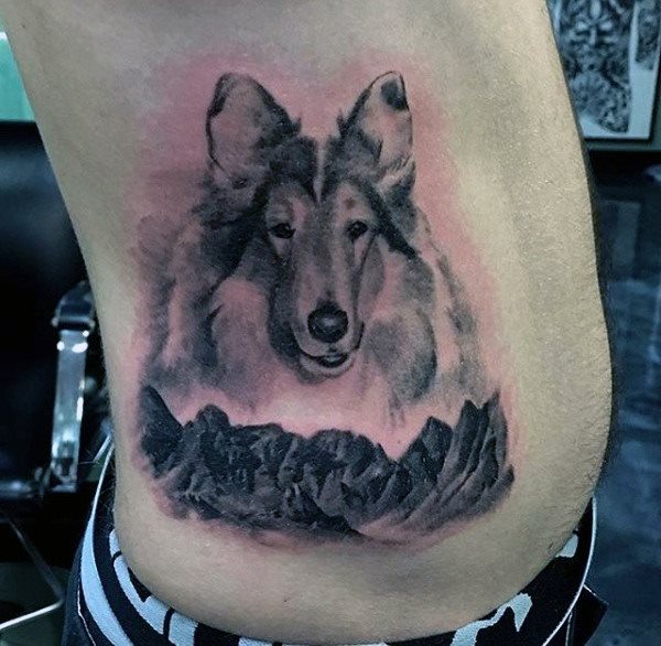 tatuaje perro para hombre 67