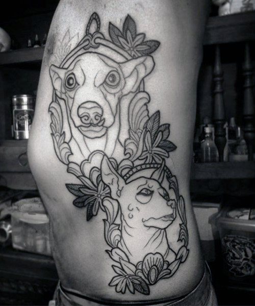 tatuaje perro para hombre 71