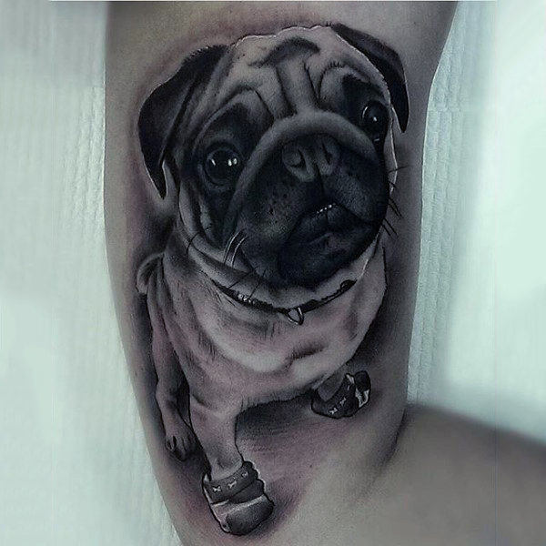 tatuaje perro para hombre 73