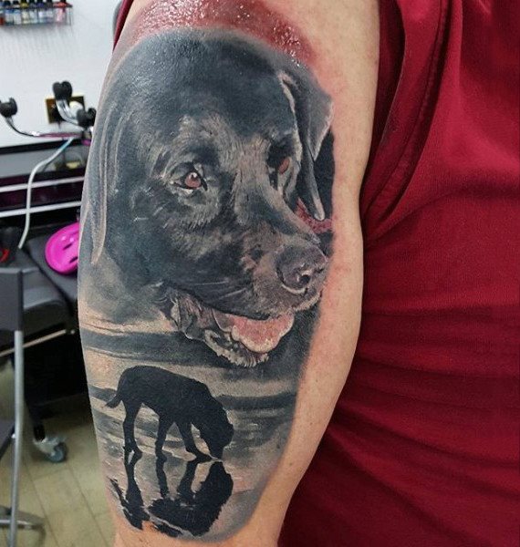 tatuaje perro para hombre 79