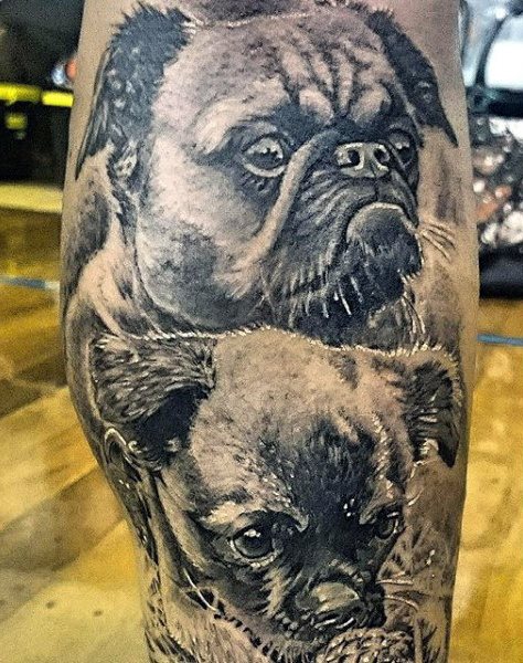 tatuaje perro para hombre 80