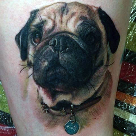tatuaje perro para hombre 81