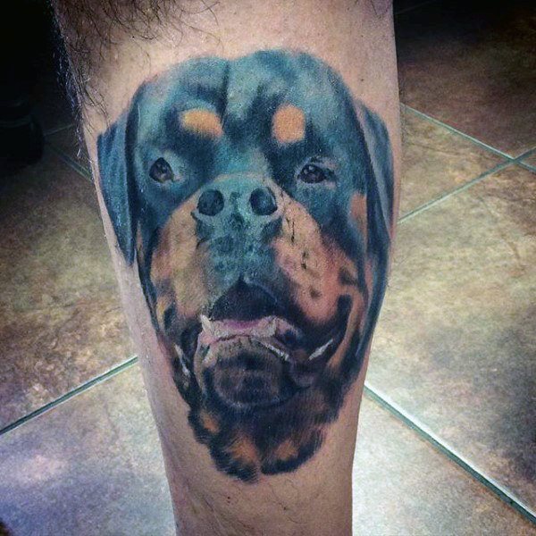 tatuaje perro para hombre 82