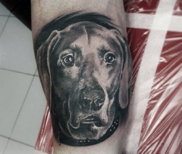 tatuaje perro para hombre 84