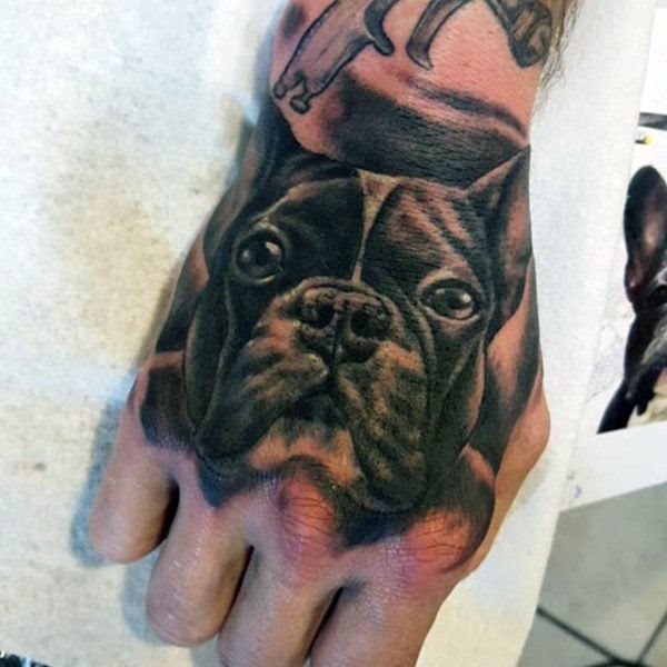 tatuaje perro para hombre 85