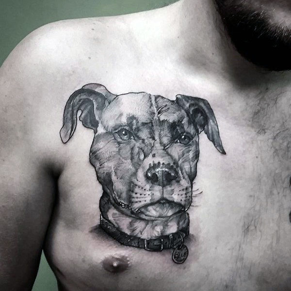 tatuaje perro para hombre 88
