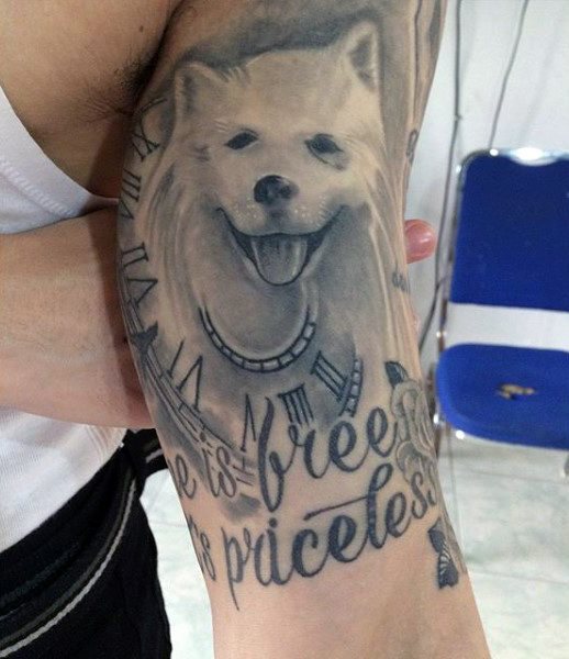 tatuaje perro para hombre 89