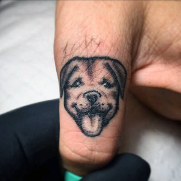 tatuaje perro para hombre 97