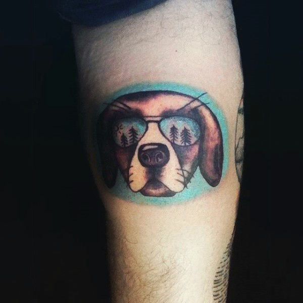 tatuaje perro para hombre 99
