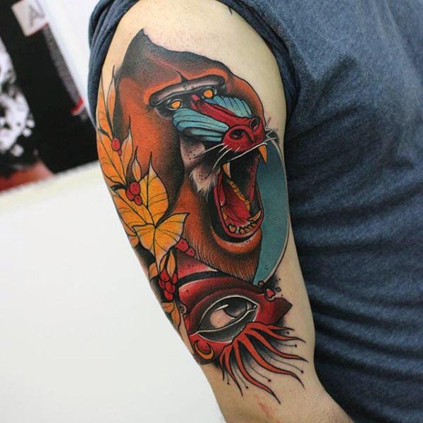 bonito tatuaje brazo para hombre 35