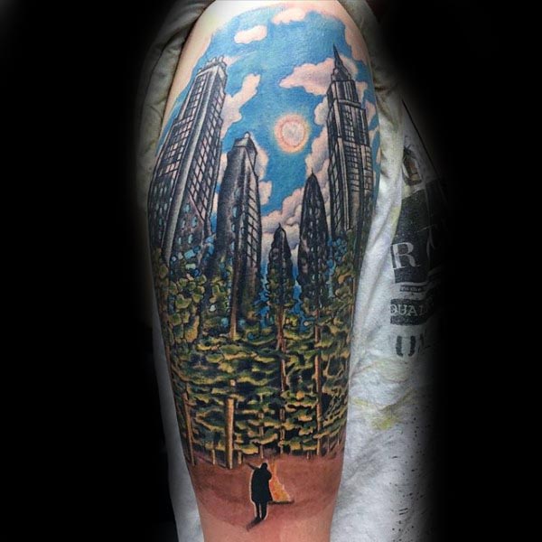 bonito tatuaje brazo para hombre 45