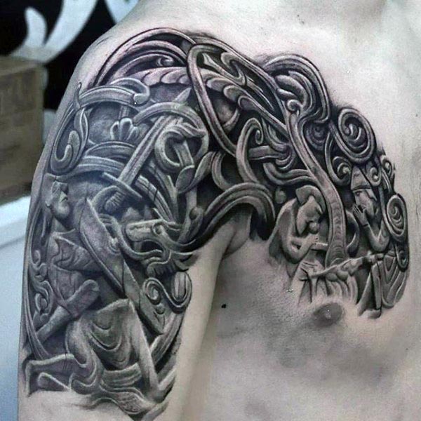 bonito tatuaje brazo para hombre 49