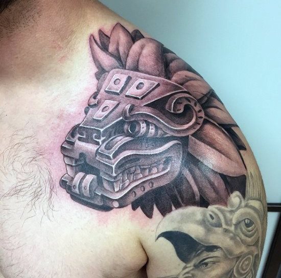 tatuaje azteca para hombre 28