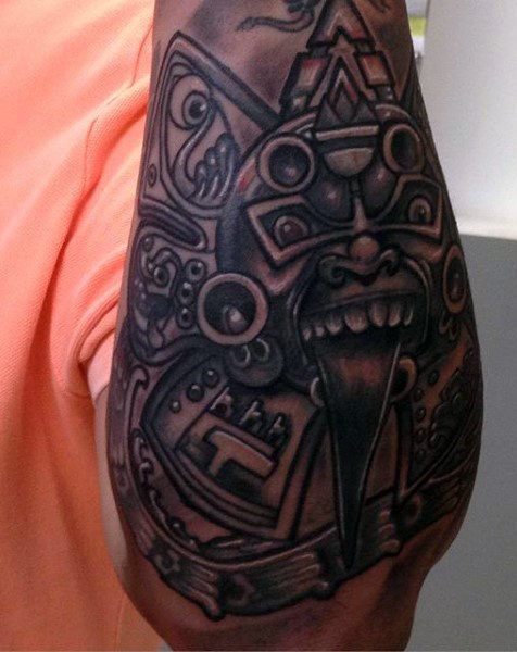 tatuaje azteca para hombre 41