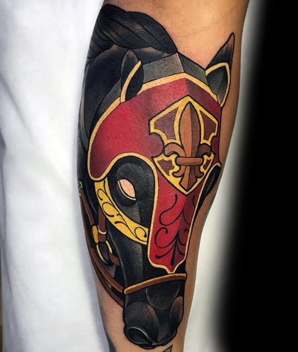 tatuaje caballo para hombre 02
