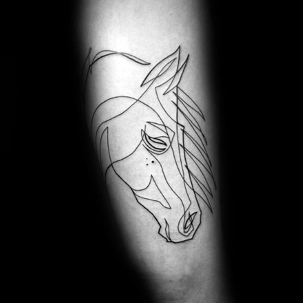tatuaje caballo para hombre 03