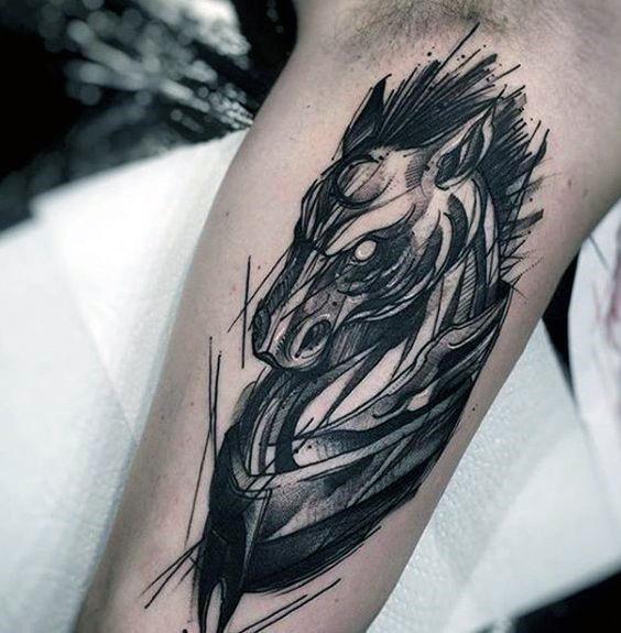 tatuaje caballo para hombre 13