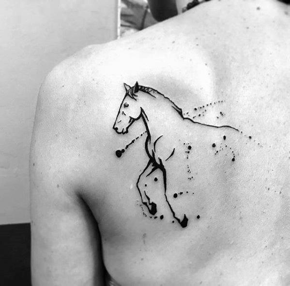 tatuaje caballo para hombre 54