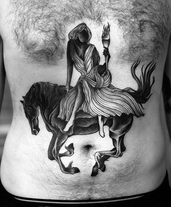 tatuaje caballo para hombre 57