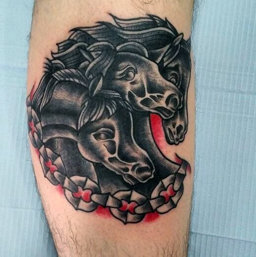 tatuaje caballo para hombre 65