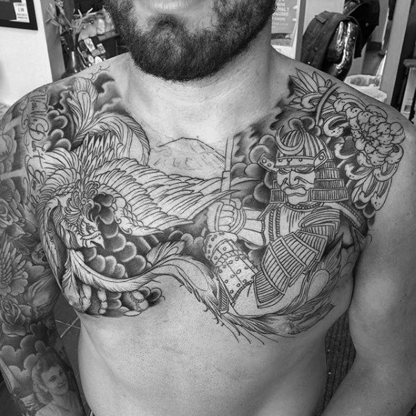 tatuaje fenix japones para hombre 30