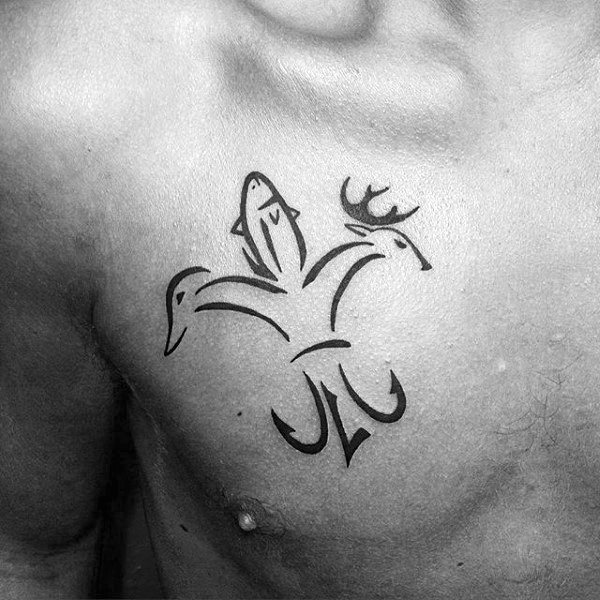tatuaje flor de lis para hombre 09