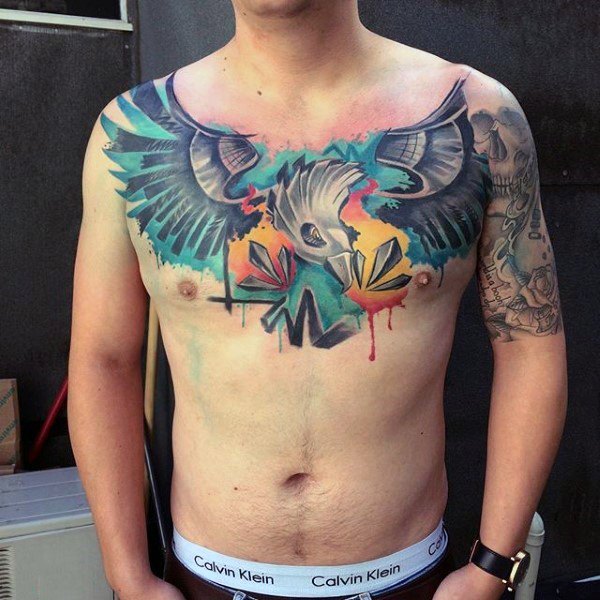 tatuaje genial aguila para hombre 09