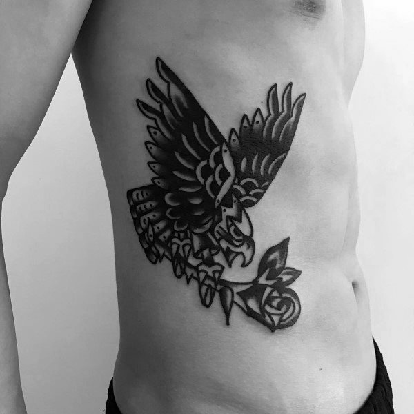 tatuaje genial aguila para hombre 12