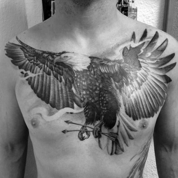 tatuaje genial aguila para hombre 17