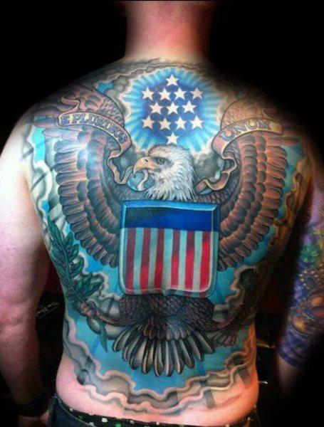 tatuaje genial aguila para hombre 27