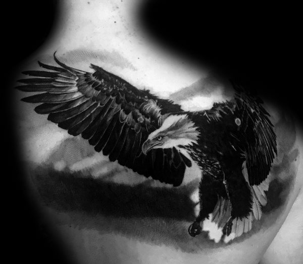 tatuaje genial aguila para hombre 34
